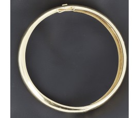 Bracelet jonc ouvrant en or jaune 750 /ème