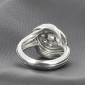 Bague tourbillon en or blanc 750 ‰ et diamants