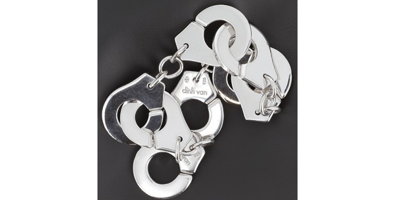 Bracelet  "Menottes R20" signé de la Maison Dinh Van en argent
