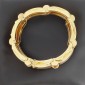 Bracelet tank 2 ors ( or jaune et rose)  750 ‰ - Année 1940 - B10157