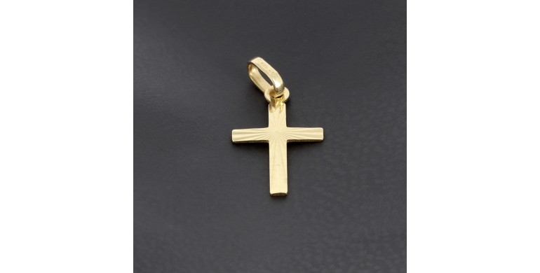 Croix en or jaune 750/ème -B10159