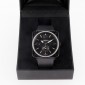 Montre BELL & ROSS BRS Quartz céramique et diamants sur bracelet caoutchouc