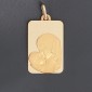 Médaille de baptême " Vierge à l'Enfant" en or jaune 750 ‰ - B10218
