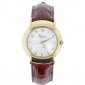 Montre Pomellato en or jaune 750 ‰ , bracelet cuir, mouvement quartz -B10329