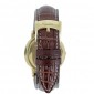 Montre Pomellato en or jaune 750 ‰ , bracelet cuir, mouvement quartz -B10329