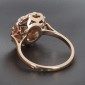 Bague vintage en or jaune 750‰ et diamants - B10258