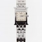 Montre HERMES Heure H , boitier et bracelet acier, boucle déployante-B10351