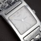 Montre HERMES Heure H , boitier et bracelet acier, boucle déployante-B10351