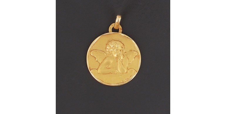 Médaille Ange en or Jaune 750 ‰ - B10433