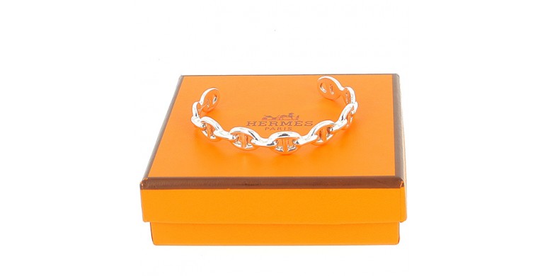 Bracelet Hermès Chaîne d'ancre enchaînée en argent 925 ‰ - B10480