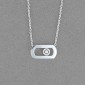 MESSIKA, Collier So Move en or blanc 750 ‰  présentant 0,12 ct de diamants G/VS - B10505