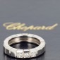 Chopard Ice Cube Pure en or Blanc et 3 diamants pour 0,09 ct dans son écrin d'origine - B10497