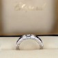 Chopard Ice Cube Pure en or Blanc et 3 diamants pour 0,09 ct dans son écrin d'origine - B10497