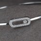 MESSIKA Bracelet  Jonc en or blanc 750‰  flex Move Uno pavé diamants PM taille M - B10488