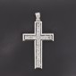 Croix Art déco en platine présentant un ensemble de 18 diamants taille 8/8è pour 1ct env - B10491