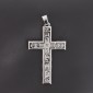 Croix Art déco en platine présentant un ensemble de 18 diamants taille 8/8è pour 1ct env - B10491
