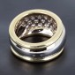 Bague bandeau 2 ors 750 ‰ , ensemble de 22 diamants taille brillant pour 2,20 ct environ - B10525