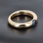 Cartier Bague , modèle "Ellipse", en or jaune  750‰ sertie d'un saphir ovale - B10535
