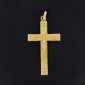 Pendentif croix avec Christ en or jaune 750 ‰ - B10558