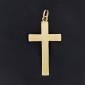Pendentif croix avec Christ en or jaune 750 ‰ - B10558