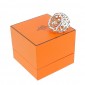 Bague HERMES Chaîne d'ancre enchainée en argent 925 ‰ - B10545